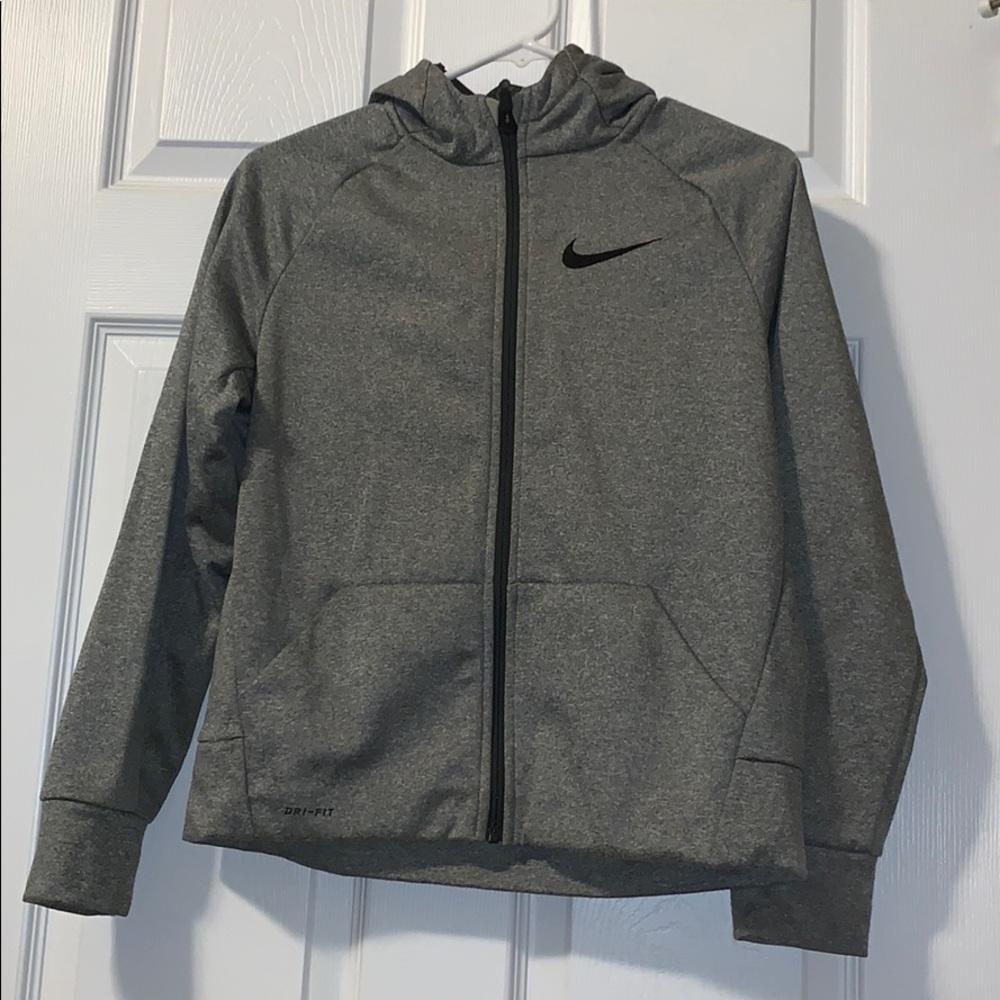 Boys Nike DriFit hooded jacket